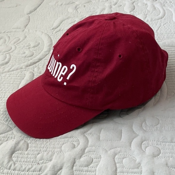 Cabernet 'Got Wine?' Twill Six Panel Adjustable Baseball Cap NWOT - Picture 2 of 7